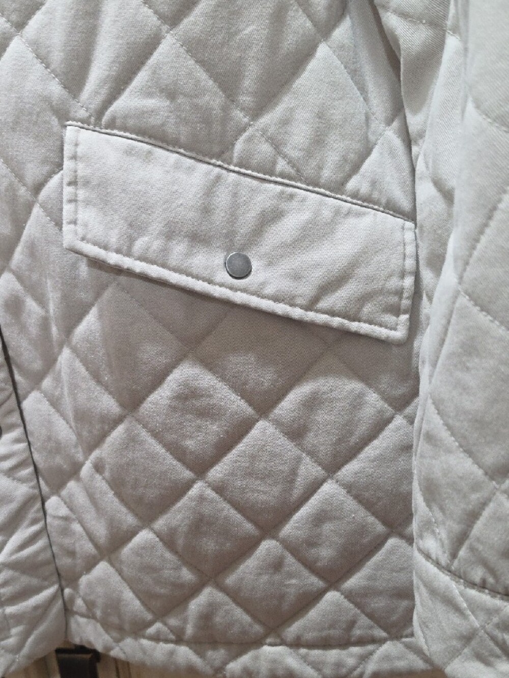 Joie Diamond Quilted Cotton Equestrian Utility Boxy Jacket - Picture 5 of 8